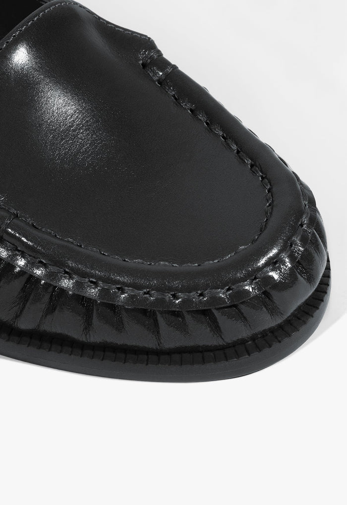 Tyla Buckle Leather Mary Jane Flat - Schutz Shoes