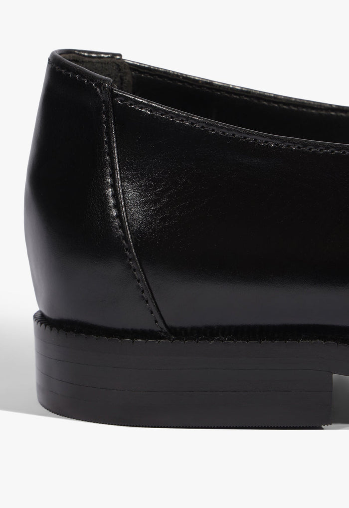 Tyla Buckle Leather Mary Jane Flat - Schutz Shoes