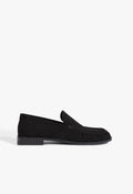 Tyla Suede Flat 5 Black Suede - Schutz Shoes