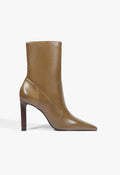 Ulla Leather Bootie 5 Dried Olive Leather - Schutz Shoes