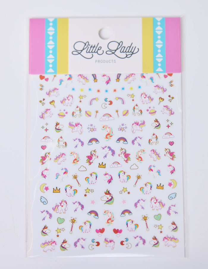 Unicorn Party Nail Stickers