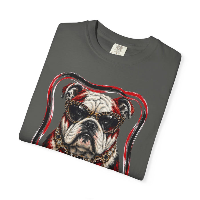 Unisex Garment-Dyed T-shirt - Glam Bulldog