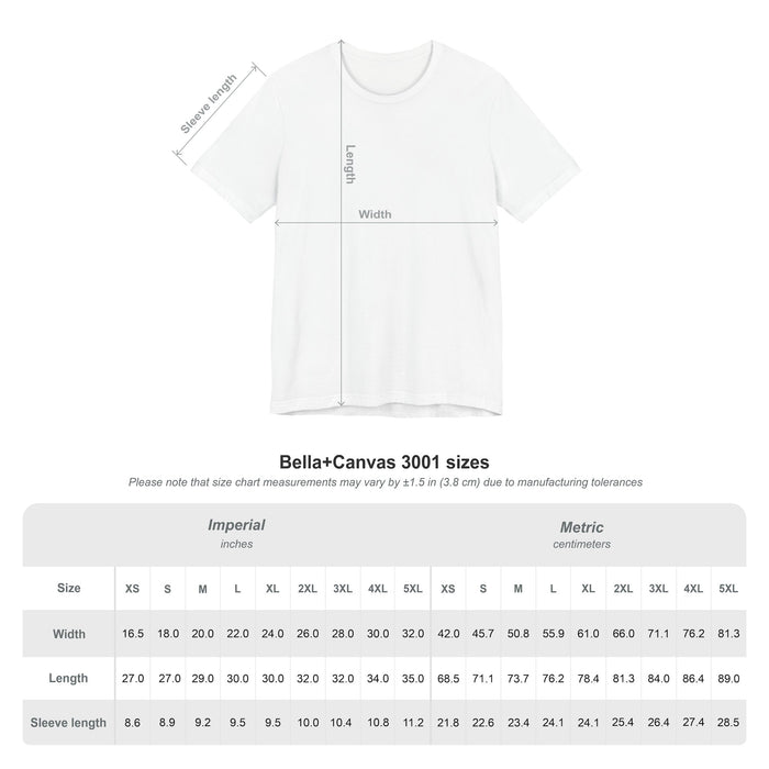 Unisex Jersey Short Sleeve Tee
