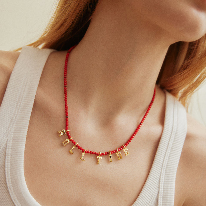 University of Alabama Delicate Beaded Necklace - University of Alabama