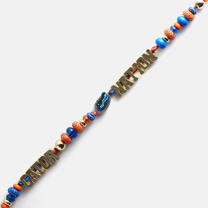University of Florida Beaded Bandana Phone Charm - University of Florida