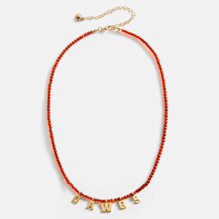 University of Georgia Delicate Beaded Necklace - University of Georgia