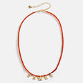 University of Georgia Delicate Beaded Necklace - University of Georgia