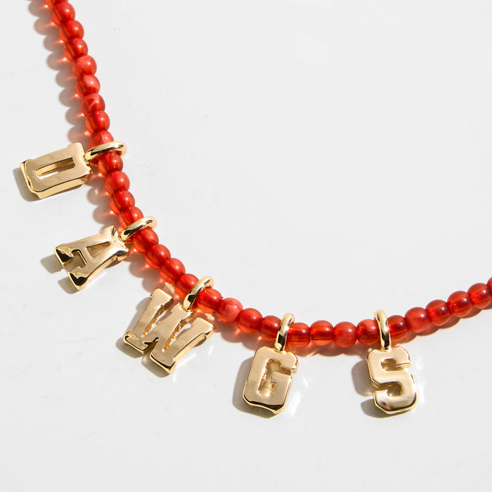 University of Georgia Delicate Beaded Necklace - University of Georgia