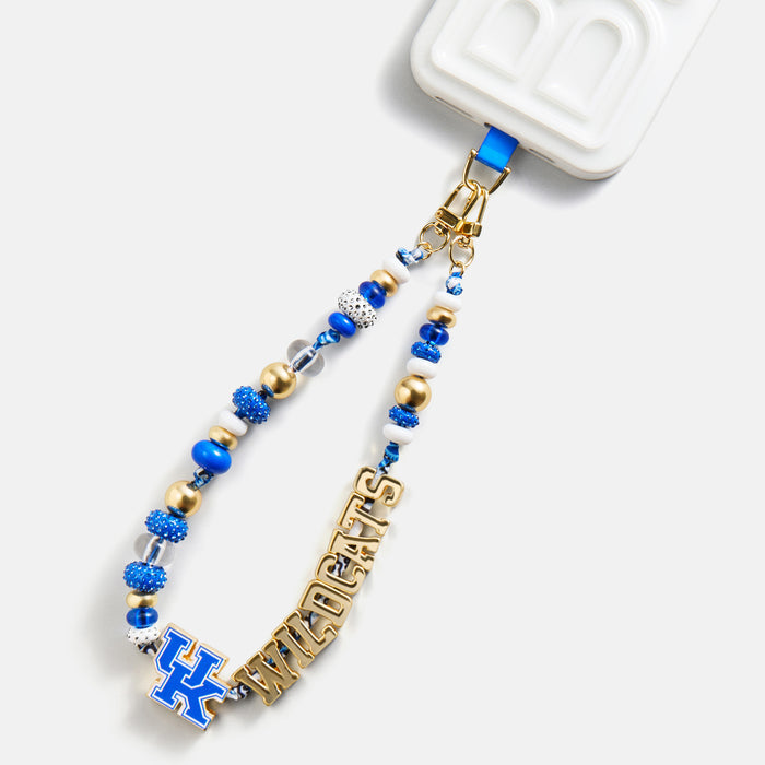 University of Kentucky Beaded Bandana Phone Charm - University of Kentucky