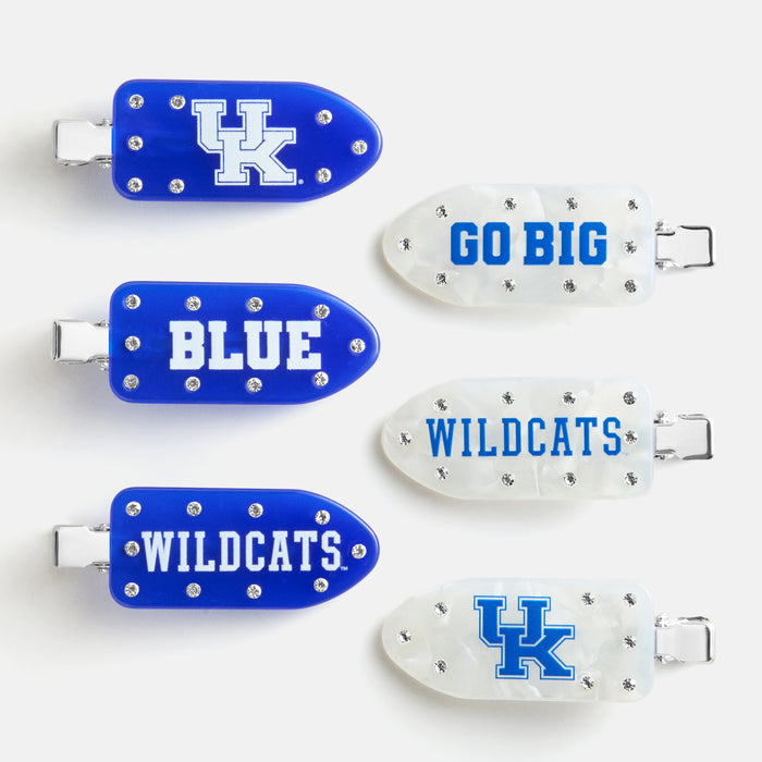 University of Kentucky Creaseless Hair Clip Set - University of Kentucky
