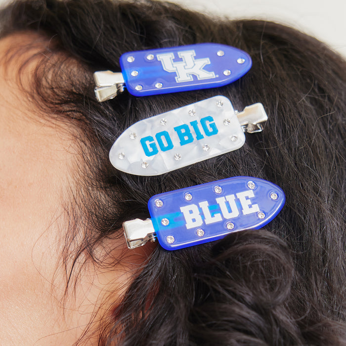 University of Kentucky Creaseless Hair Clip Set - University of Kentucky