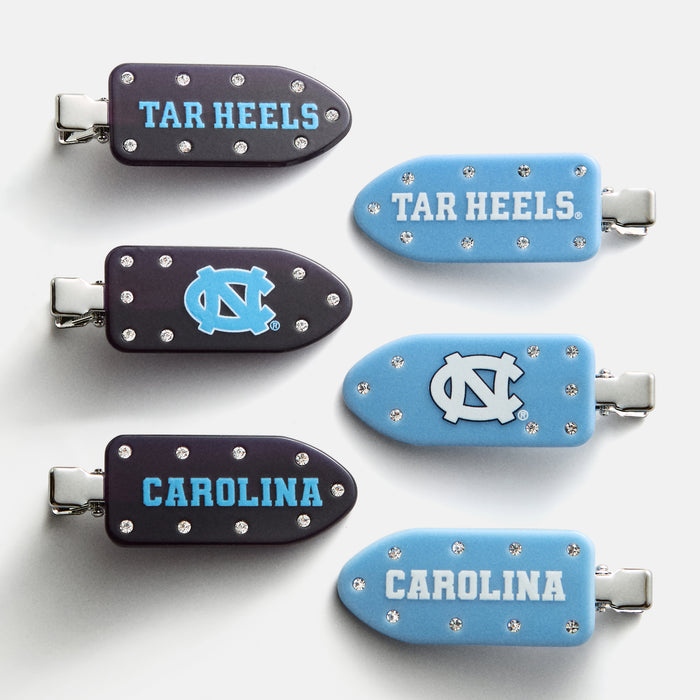 University of North Carolina Creaseless Hair Clip Set - University of North Carolina