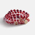 University of Oklahoma Beaded Bracelet Set - University of Oklahoma