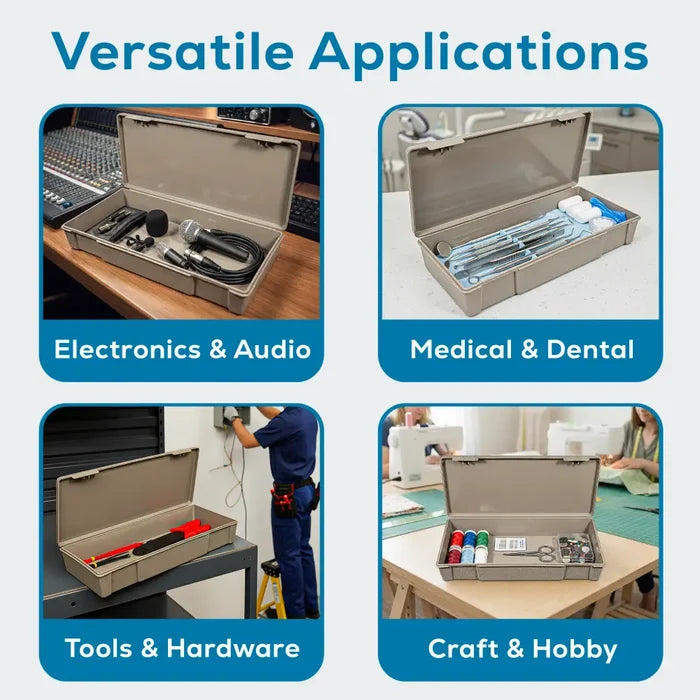 V-Series 6667VB (V601) Opaque Taupe 1 Compartment Box