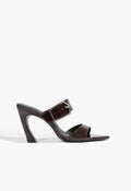 Venus Mule Patent Leather Sandal 5 Maplewood Patent - Schutz Shoes