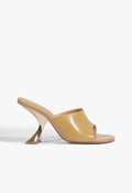 Vesper Leather Sandal 5 Beige Leather - Schutz Shoes
