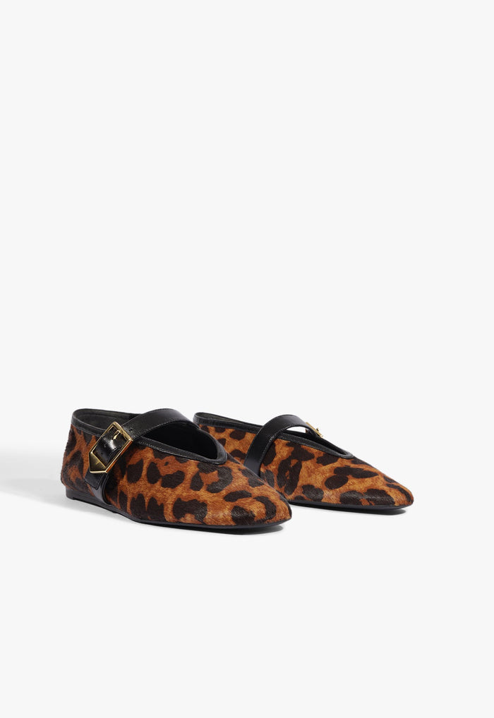 Vick Buckle Calf Hair Ballet Flat - Schutz Shoes