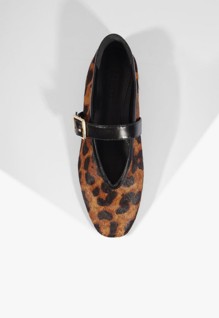 Vick Buckle Calf Hair Ballet Flat - Schutz Shoes