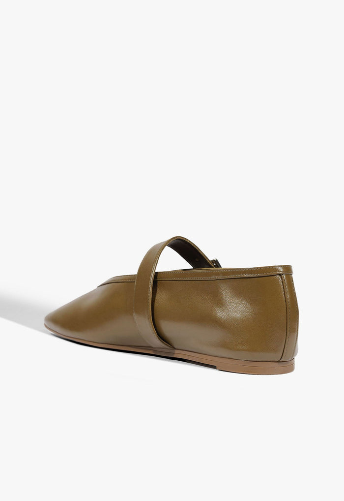Vick Buckle Leather Ballet Flat - Schutz Shoes