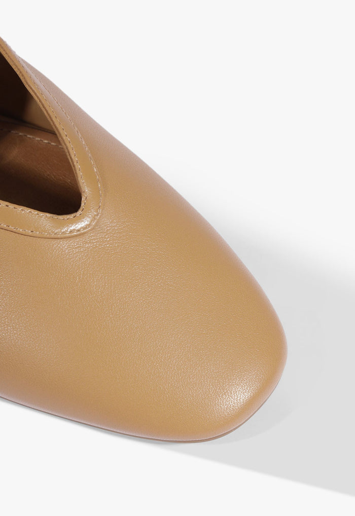 Vick Buckle Leather Ballet Flat - Schutz Shoes