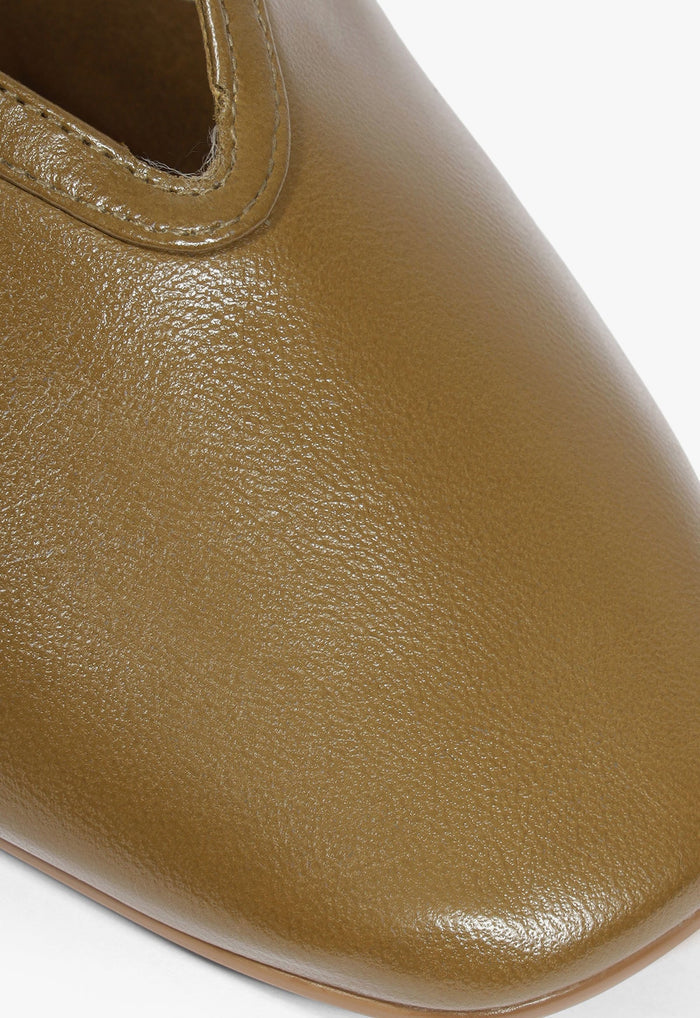 Vick Buckle Leather Ballet Flat - Schutz Shoes