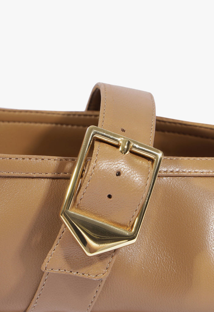 Vick Buckle Leather Ballet Flat - Schutz Shoes