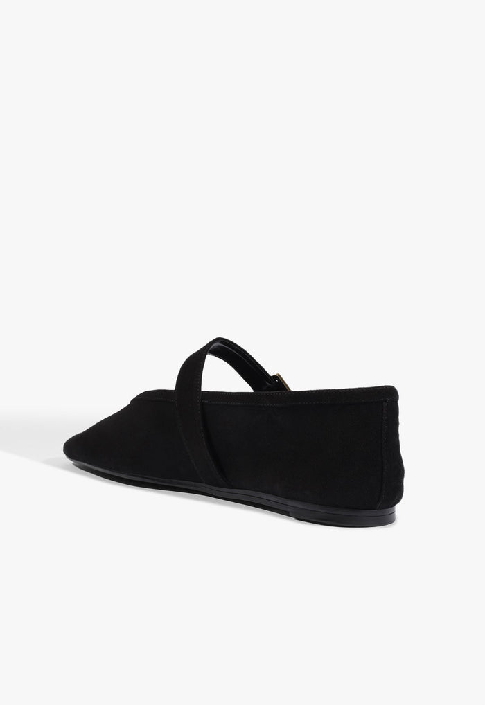 Vick Buckle Suede Ballet Flat - Schutz Shoes