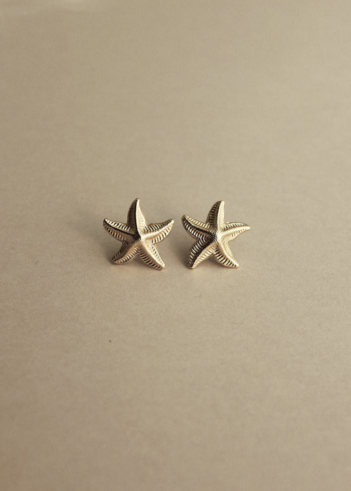 Vintage 14K Starfish Earrings
