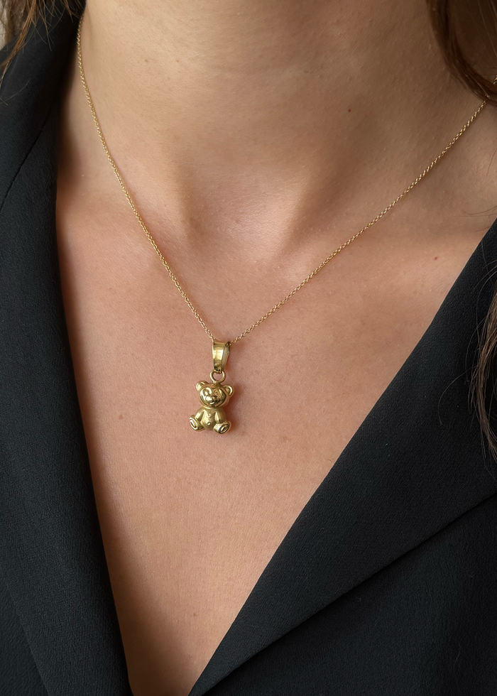 Vintage Teddy Bear Pendant