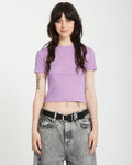 Volcomstone Tight Crop T-shirt - IRIS PURPLE