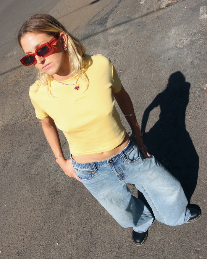 Volcomstone Tight crop top - Sunburst