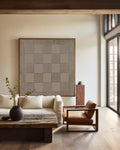 Wabi-sabi Brown Minimalist Wall Art Rich 3D Textured Canvas Art Minimalist Wall Art