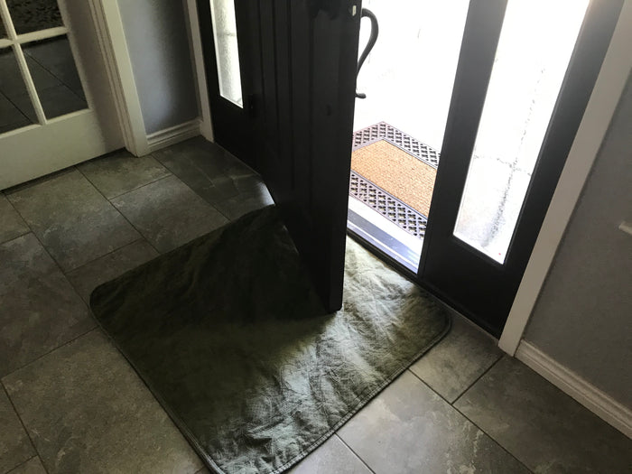 Fms Dog Beds water absorbent Just In Case pads placed inside a dog bed for added moisture protection and comfort.