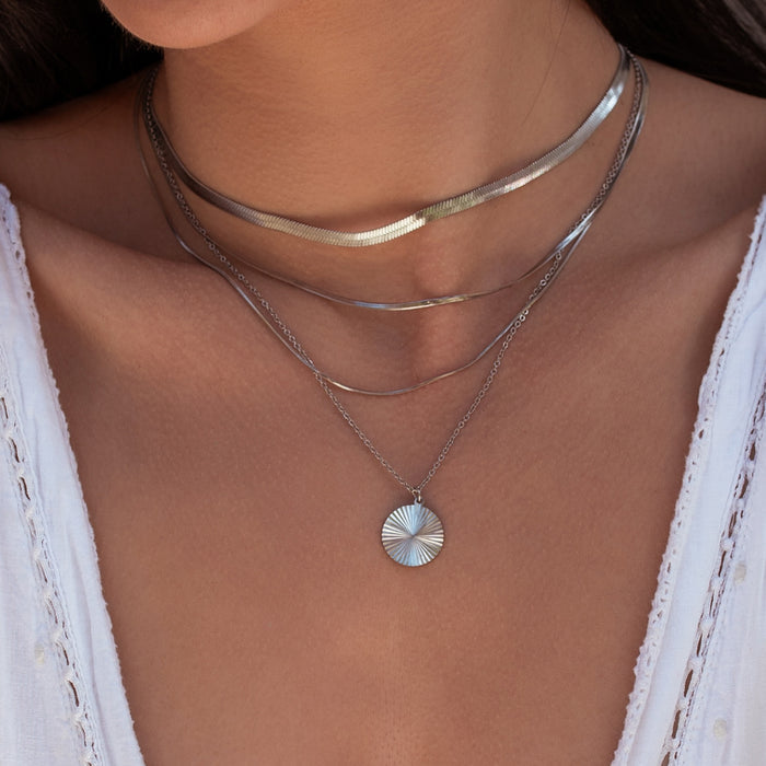 Weekender Necklace Silver
