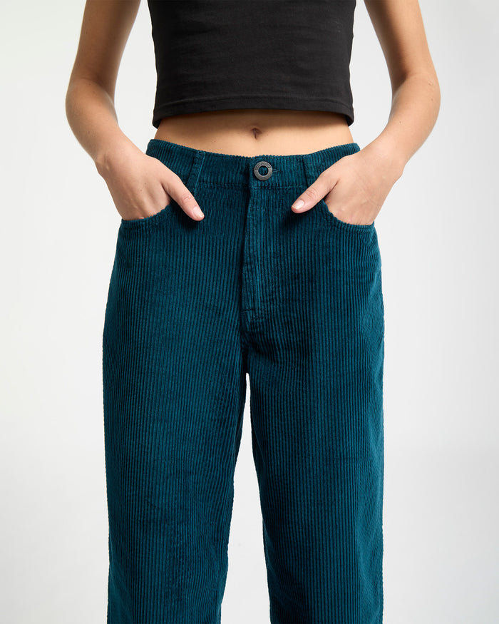 Weellow II Corduroy Trousers - Emerald Green