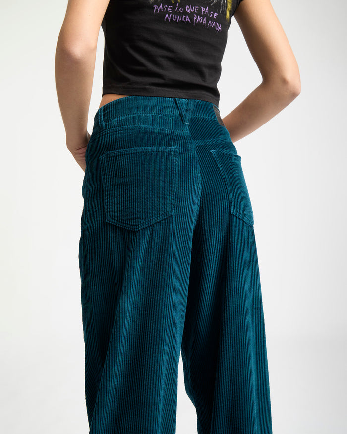 Weellow II Corduroy Trousers - Emerald Green