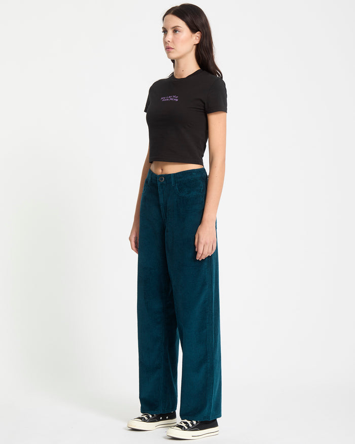 Weellow II Corduroy Trousers - Emerald Green