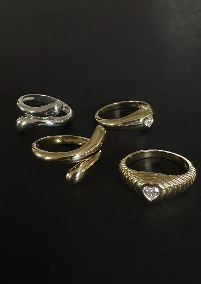 Willow Wrap Around Ring Silver