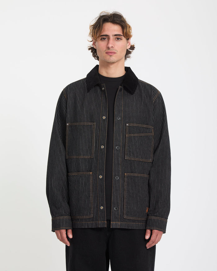 Work Dialed Jacket - Black Stripe
