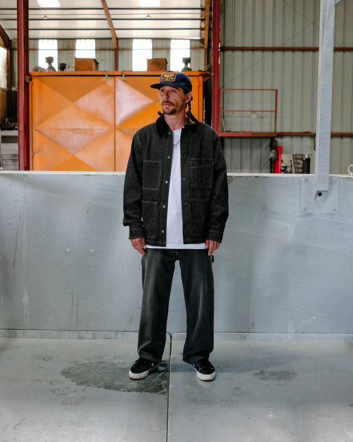 Work Dialed Jacket - Black Stripe