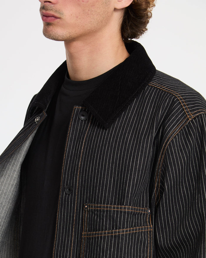 Work Dialed Jacket - Black Stripe