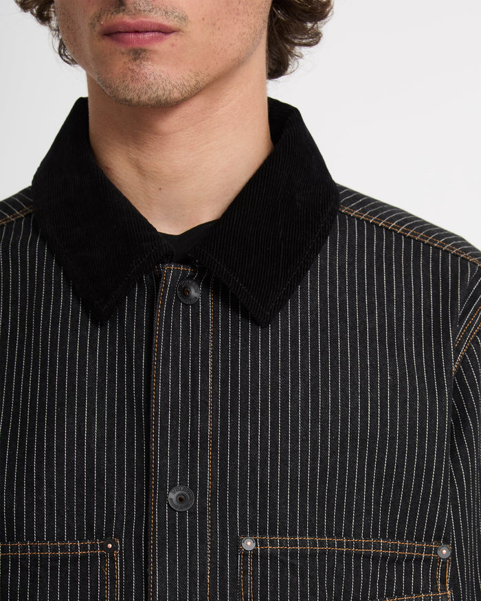 Work Dialed Jacket - Black Stripe