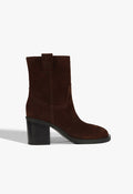 Wyatt Suede Bootie 5 Seal Brown Suede - Schutz Shoes