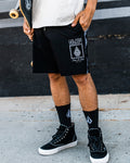 Yewster Loose Stoney 18" Boardshort - Black