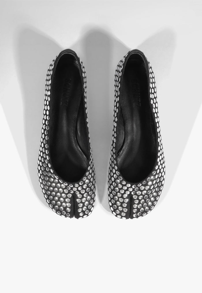 Yumi Studs Leather Ballet Flat - Schutz Shoes