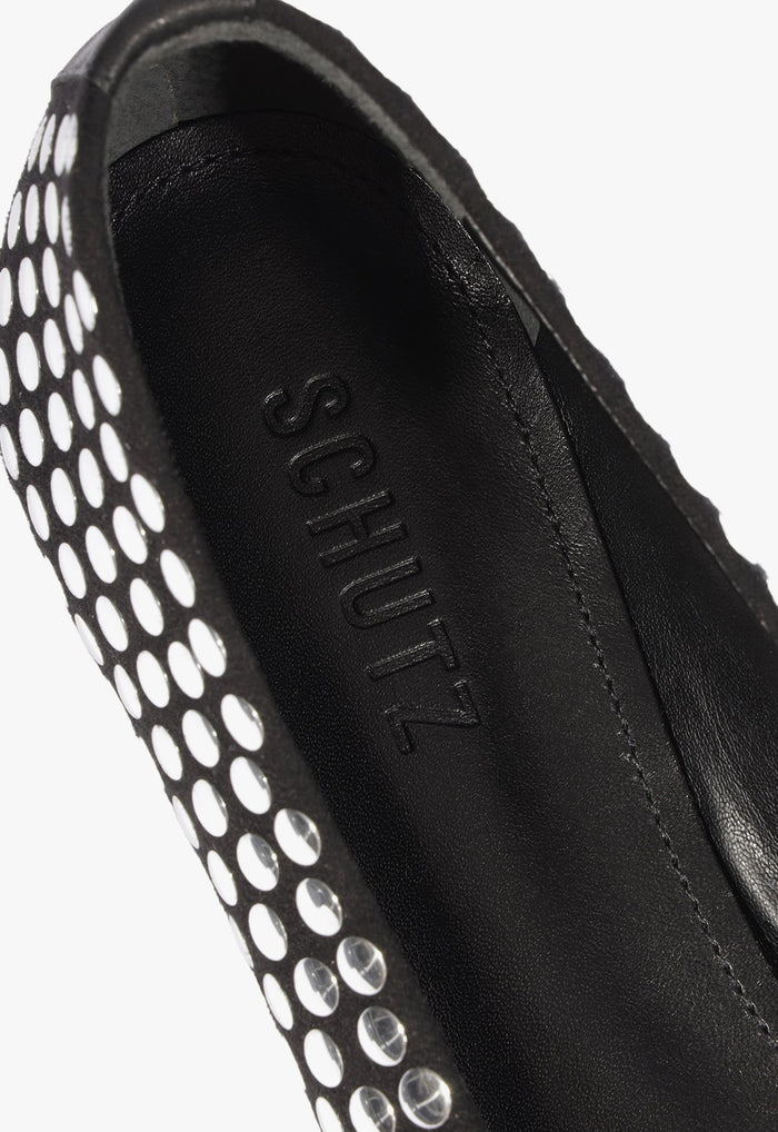 Yumi Studs Leather Ballet Flat - Schutz Shoes