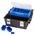 9218ZR Zerust Cantilever Tray Toolbox - Open View with removable under lid containers in view